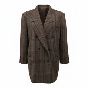 ESCADA by Margaretha Ley Vintage PLAID Blazer